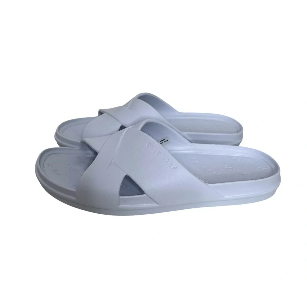 Cole Haan Findra Eva Pool Slides Sandals Halogen Blue Women's Size 10/ Men’s 8